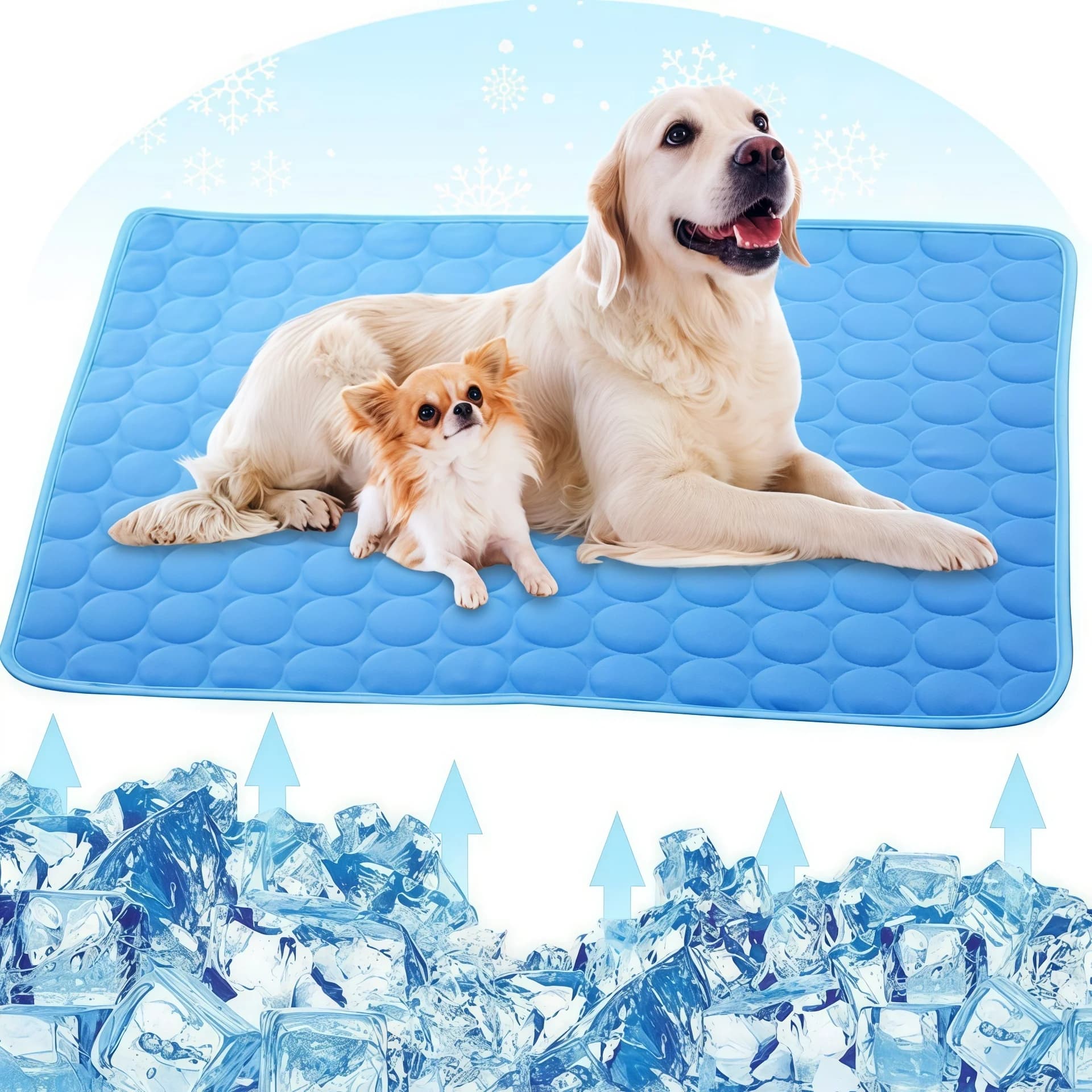 Cooling Dog Mat Summer Pad Mat For Dogs Cat Ice Silk Blanket Sofa Breathable Pet Dog Bed Summer Washable For Small Large Dog Cat