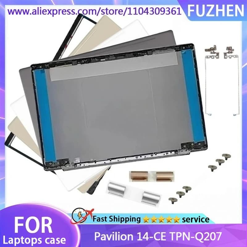 New For Pavilion 14-CE TPN-Q207 Laptop LCD Rear Cover/Top Cover/Front Panel/Frame/Hinge/Concealed Hinge Cover