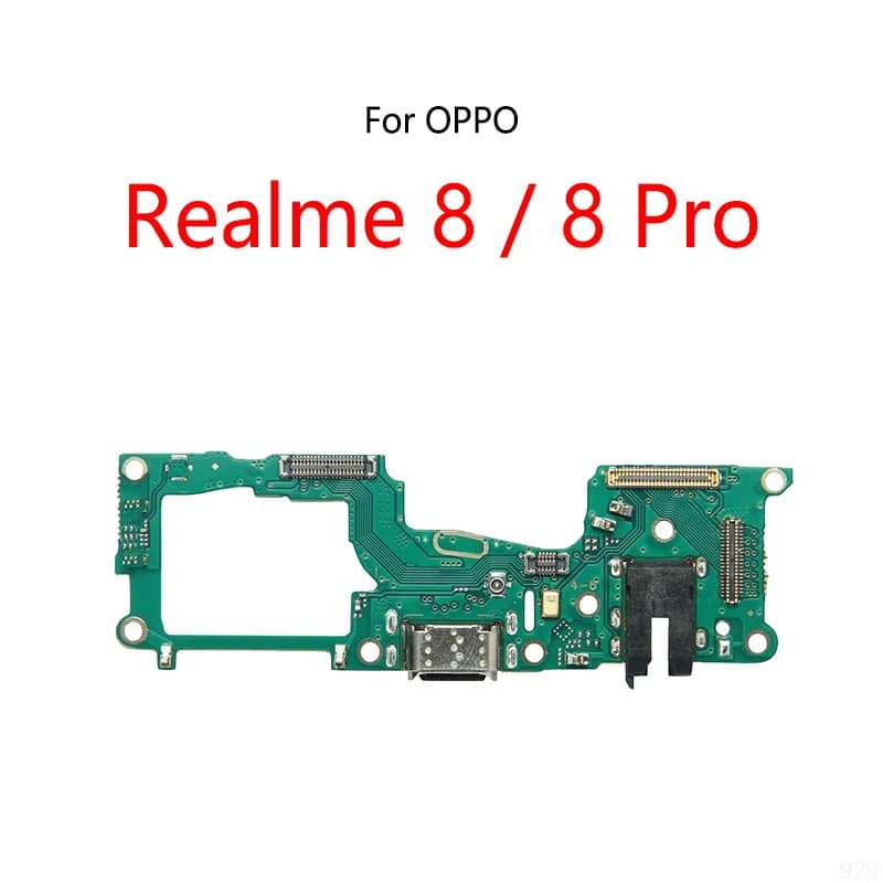 USB Charge Dock Port Socket Plug Connector Flex Cable For OPPO Realme 8 / 8 Pro 4G Charging Board Module