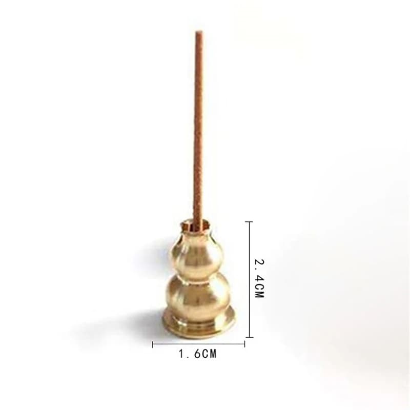 1 Pezzo Bruciatore di Incenso a Forma di Zucca, Porta Incenso in Lega, Bruciatore di Aromi, Porta Fragranze, Ornamenti per la Casa