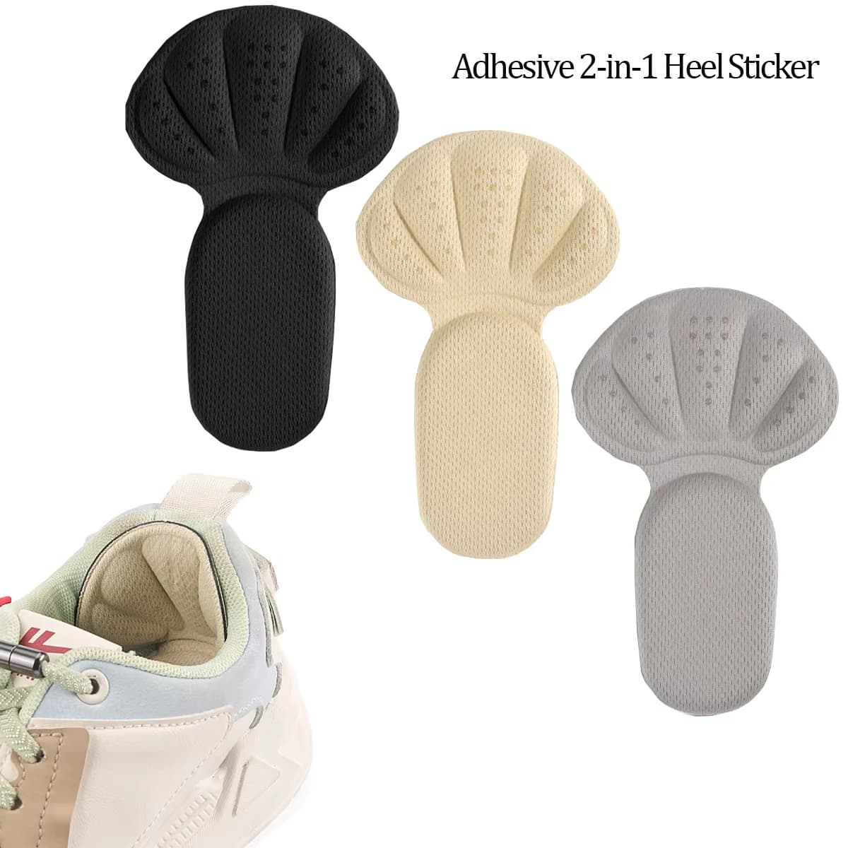 New Bearing for heel 2 in 1/Sponge pad, heel protection, heel cushioning pad, suitable for foot care and protection, non-slip insole, Fo
