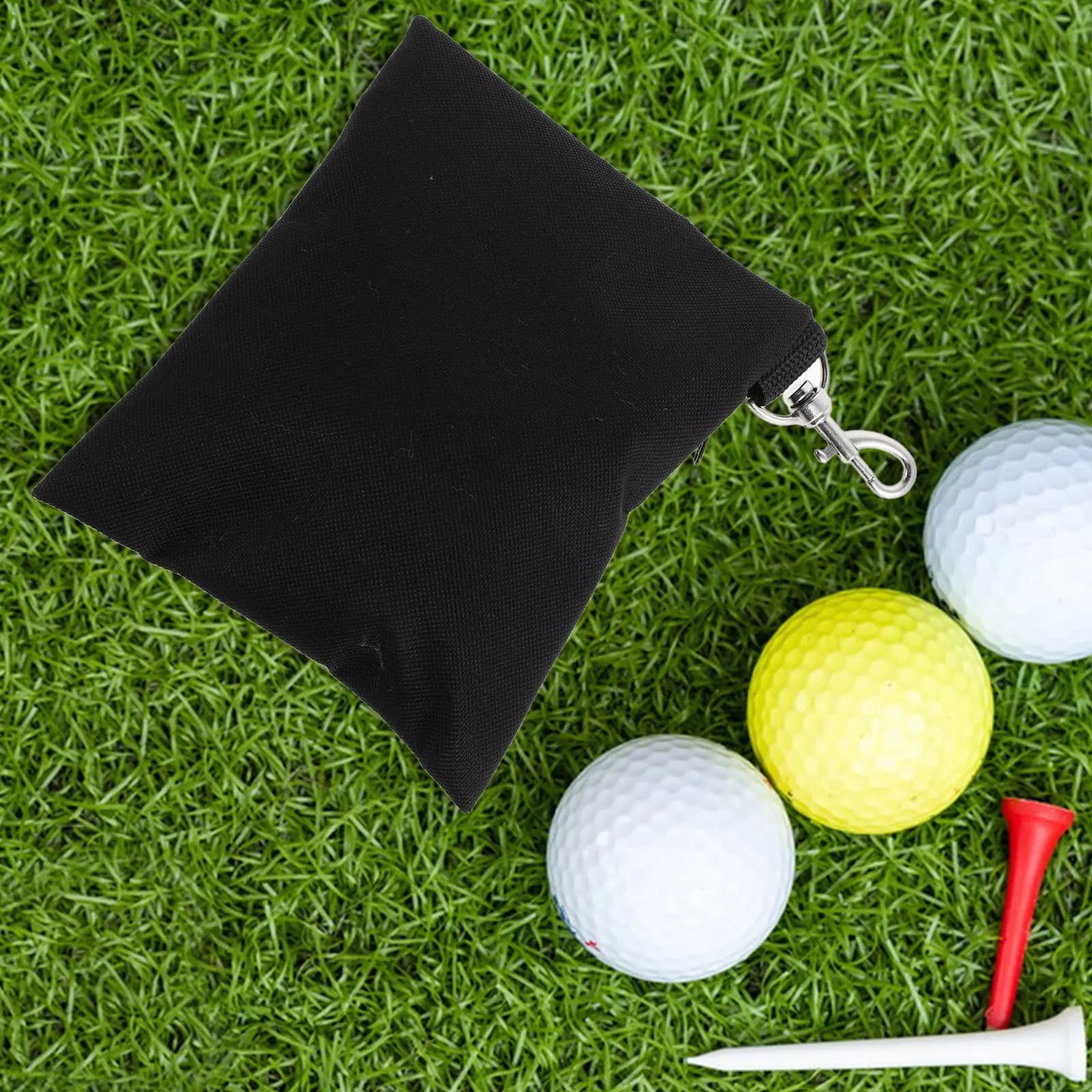 Borsa per Palline da Golf Leggera da Indossare in Vita, Porta Tee Portatile, Organizer Durevole, Accessorio Compatto per Uso Quotidiano