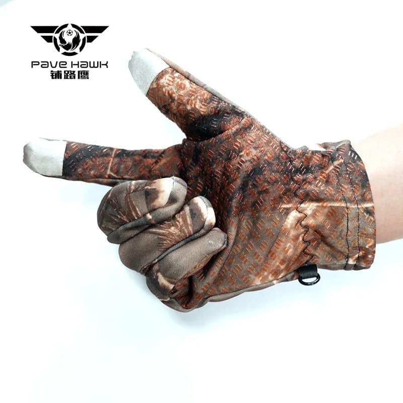 Guanti actical guanti biomimetici guanti da caccia mimetici equitazione corsa ciclismo Touch Screen Silicone antiscivolo traspirante
