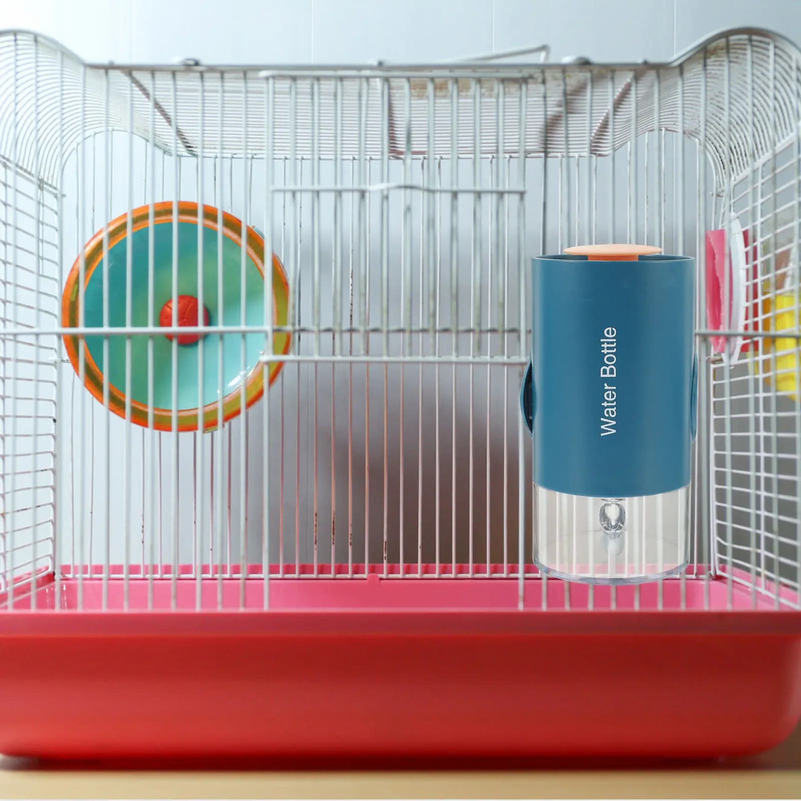 Dispenser d'Acqua Sospeso per Animali Domestici, Bottiglia d'Acqua per Cani Piccoli e Cuccioli, Antigoccia, Resistente alla Pressione, Alimentatore per Gabbia, Facile da Pulire, Accessorio per Animali