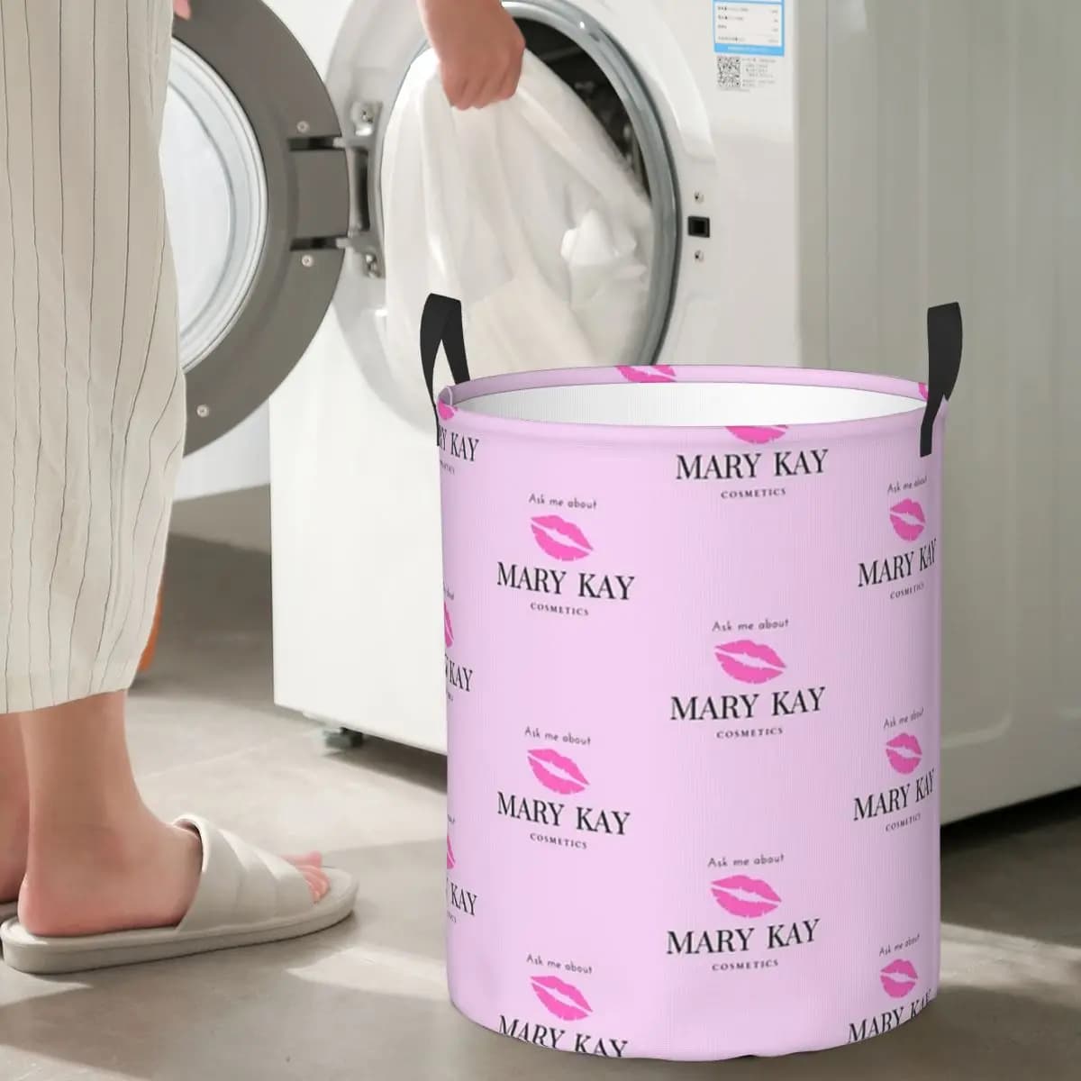 Ask me about Mary Kay Cosmetic baskets for foldable linen Clothes dirty basket for various items Large waterproof bag
