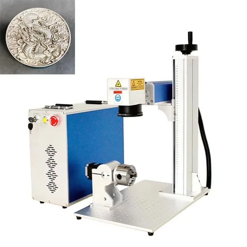 Macchina per Marcatura Laser a Fibra JPT LP 30W 50W per Incisione Profonda su Metallo, Acciaio Inossidabile e Acciaio al Carbonio