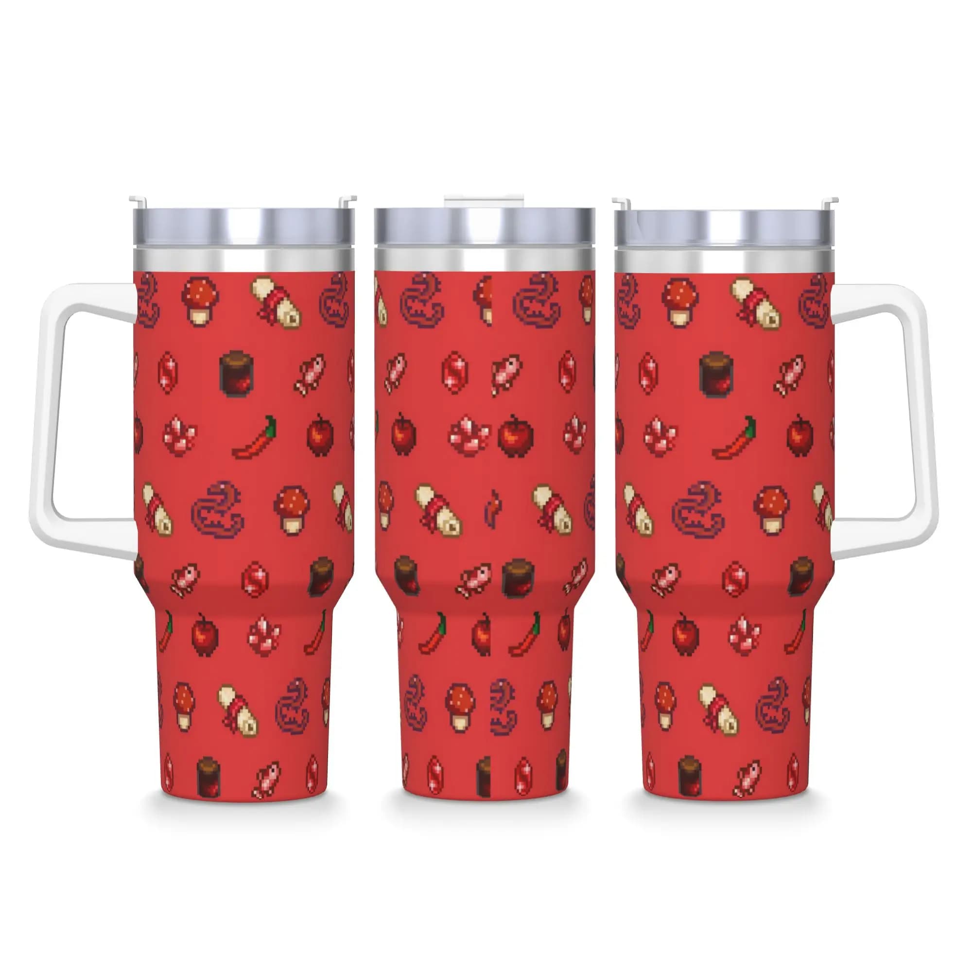Bicchiere in acciaio inossidabile Stardew Valley Animali Pollo Tazza termica Tazze per bevande fredde isolate Tazza da viaggio Bottiglia d'acqua personalizzata fai-da-te