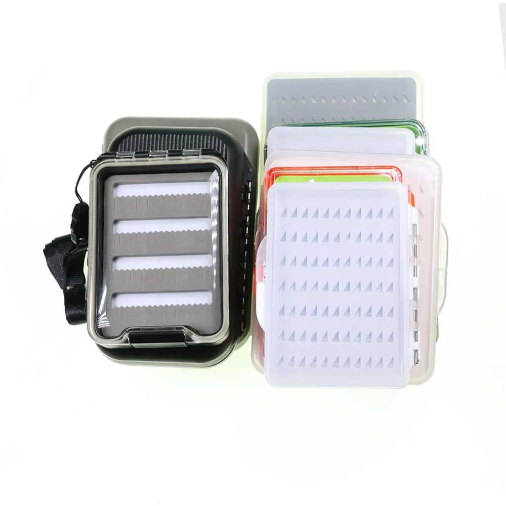 1 Piece Transparent Ultra Slim Fishing Mosque Box, Ninfe, Artificial Mosque, Trout Fishing Ami, Esche, Fishing Equipment Container