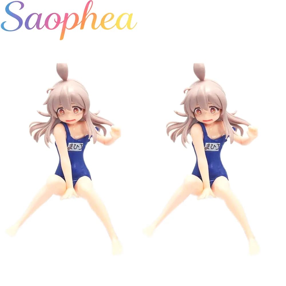 Mahiro Oyama Swimsuit Sitting Cup Noodle Stopper, Car & PC Case Decor Figure-2PCS