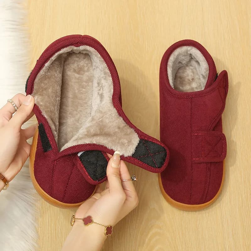 Loose Cotton Slippers Bag Heel Middle-aged and Elderly Mother Shoes Elderly Shoes Wide Feet Home