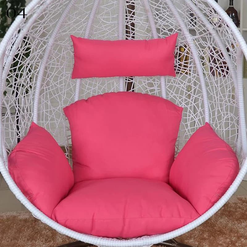 Fodera per cuscino per sedia a uovo altalena sospesa Fodera per cuscino per sedia Papasan rotonda grande da patio Vuota (senza riempimento) Fodera per cuscino per lettino da giardino