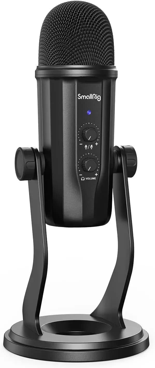 Smallrig U50 Microfono USB interamente in metallo Microfono per streaming PC, microfono da gioco per PC, PS