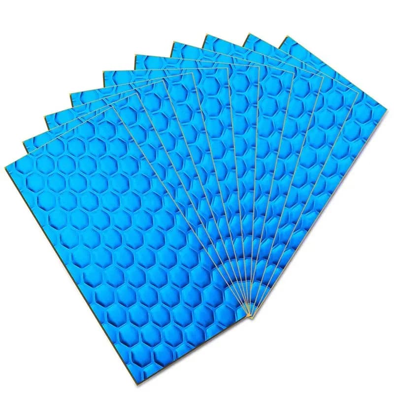 A13Z-Sound Deadening Mat 10PCS Car Butyl Insulation And Damping Bonnet Hot Noise 20X11cm Material