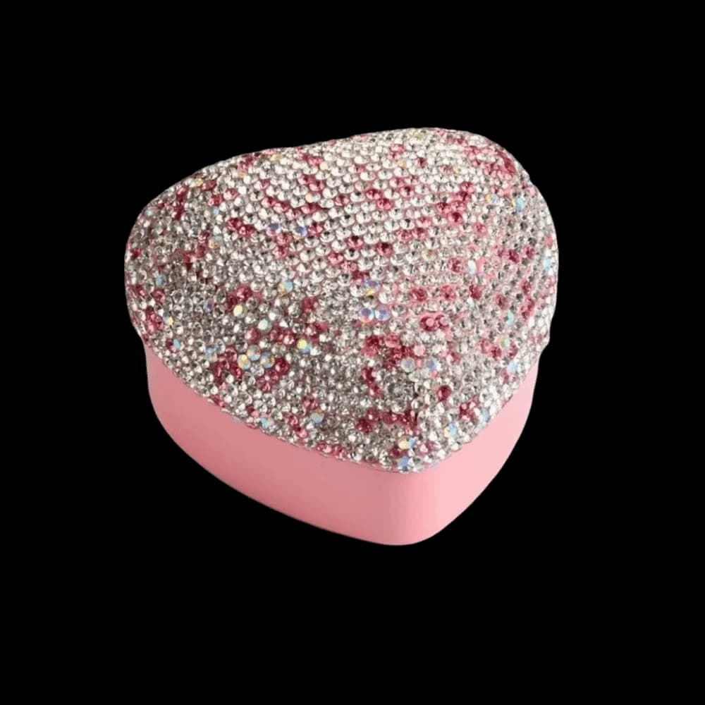 Heart Shape LED Jewelry Box for Rings, Proposed Display, Packs, Valentine's Gifts, Birthday Gift Pack