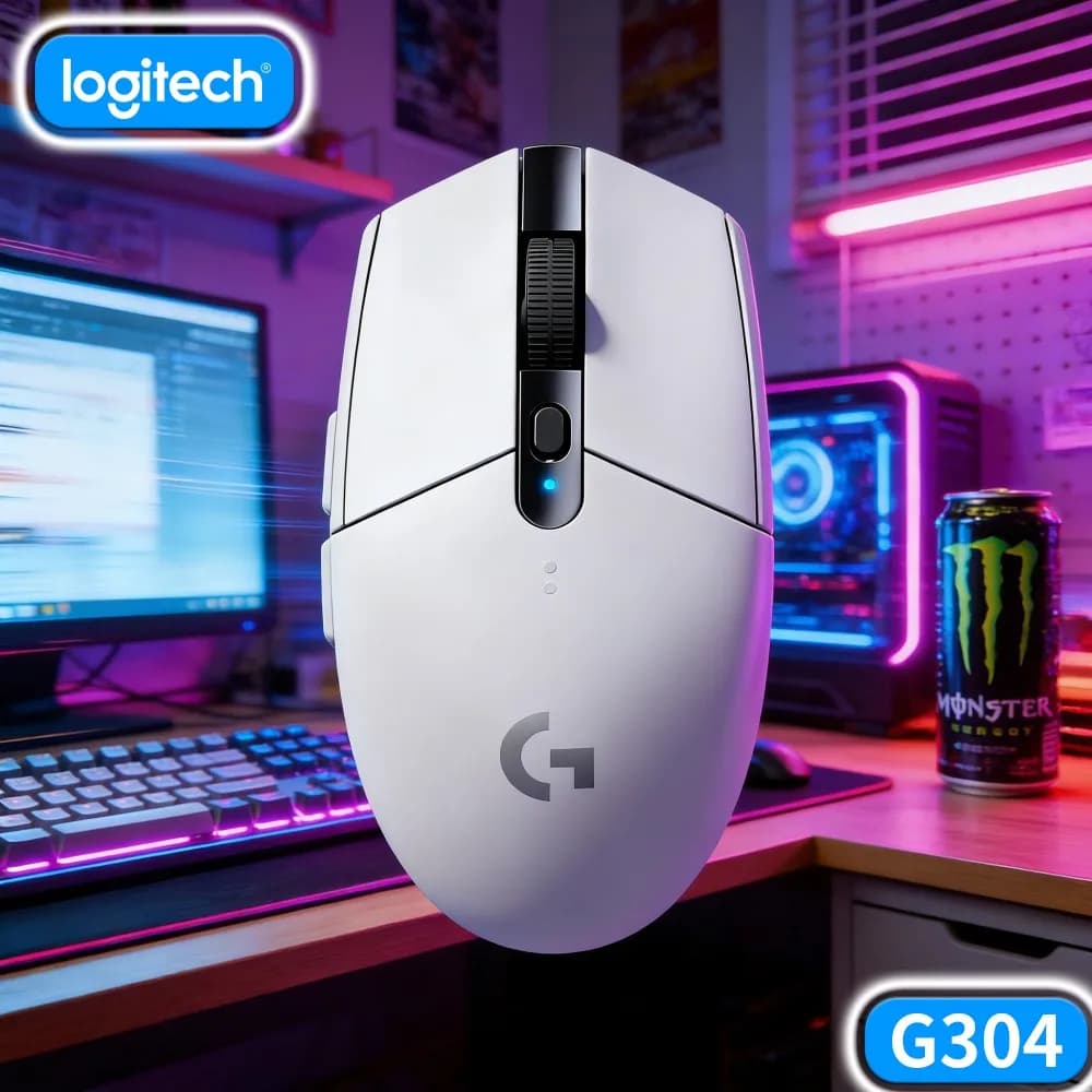 Logitech G304 LIGHTSPEED Wireless Gaming Mouse Multi‑Functional For Study Office Entertainment Home Use