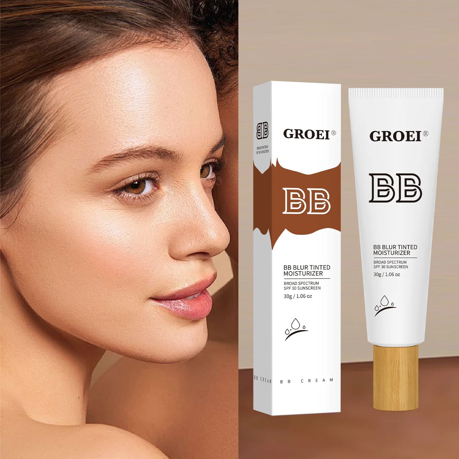 BB Cream Puff Moisturizing foundation for makeup Natural corrector Whitening Oil control Cosmetics for waterproof makeup