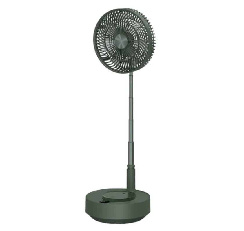 E908 Foldable Air Purifying Fan, 5-Speed Remote Control, 8000mAh, Humidifier, Telescopic Floor/Desk Fan