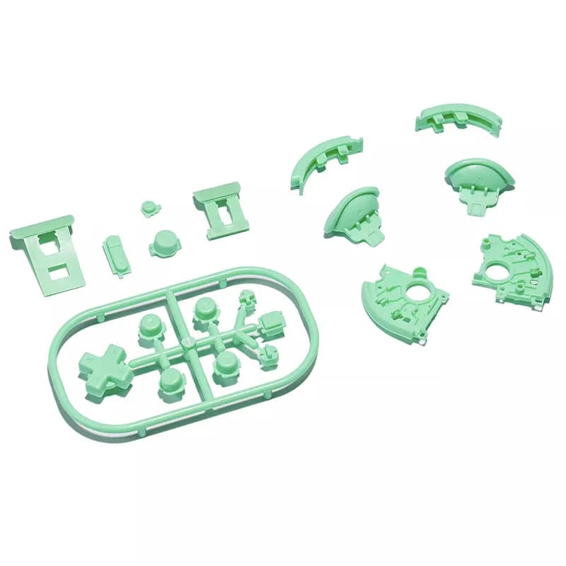 Kit di Riparazione Completo con Tasti Direzionali ABXY, Grilletti LR ZL ZR e Coperchio Slot Scheda per Switch Lite
