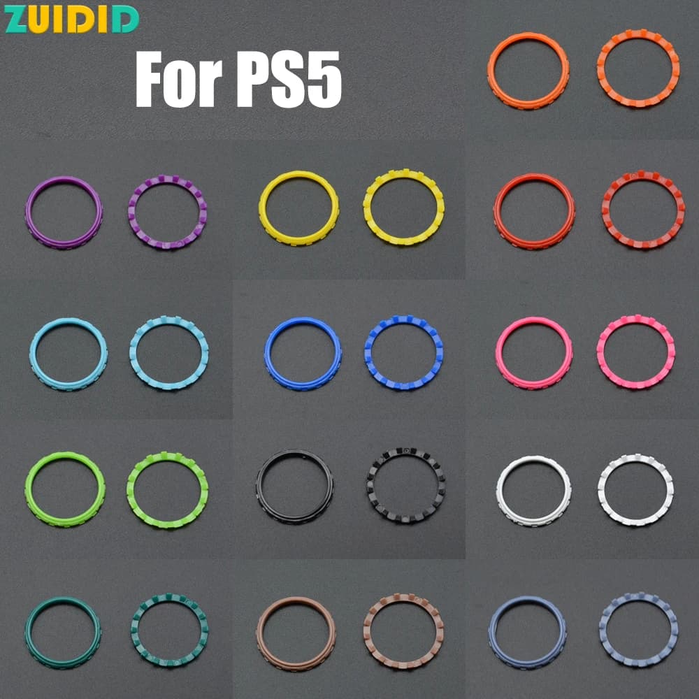 ZUIDID 1 paio = 2 pezzi di anelli di ricambio in plastica per accessori per Controller PS5