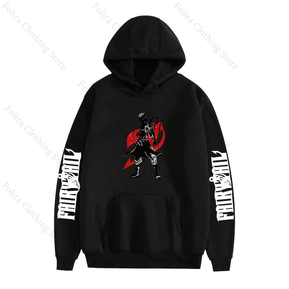 Japan Anime Fairy Tail Print Hoodie Pullovers Hooded Sweatshirt Man Hoodies Daily Clothes Men Clothes Clothing Autumn Top