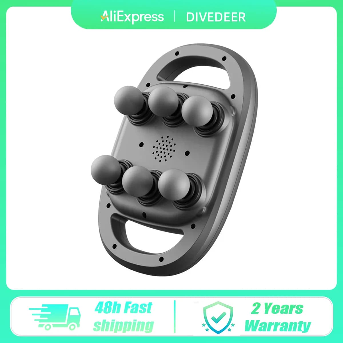 DIVEDEER 6-head massage pad Electric massager for muscle relaxation Massage for neck and cervical spine relief