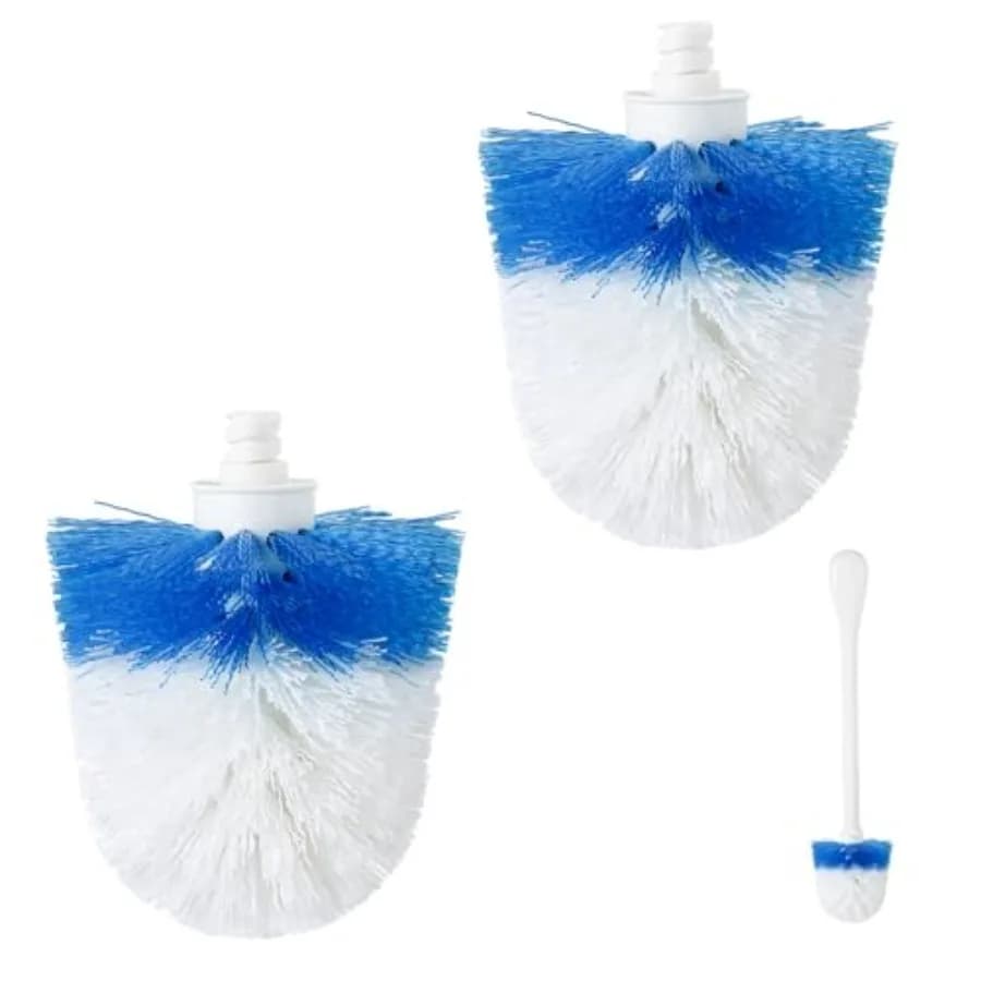 2 Pack Toilet Brush Replacement Head Compatible with OXO Good Grips Toilet Brush, Toilet Brush Refills for OXO Toilet Brush Onl