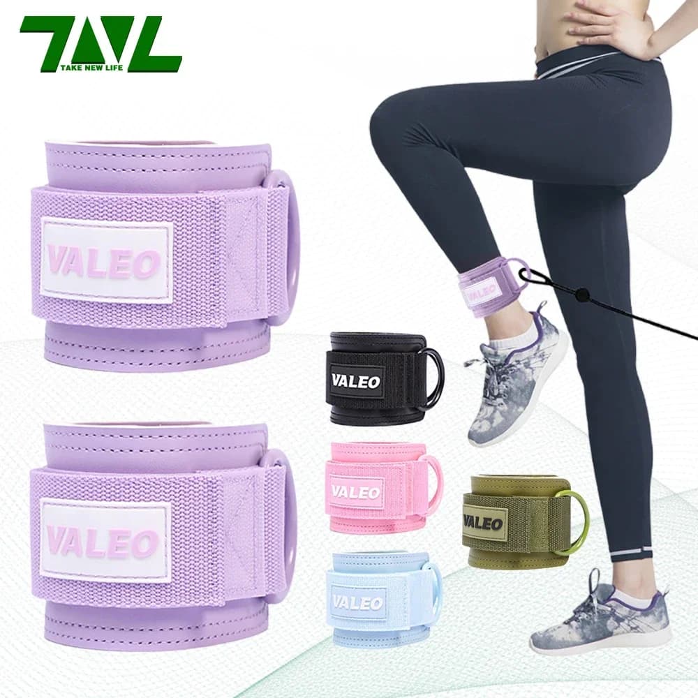 Cinturini per caviglie fitness Anello a D regolabile Polsini di supporto per il piede Palestra Allenamenti per la forza delle gambe Fibbia per puleggia Protezione per i piedi sportivi 1PC