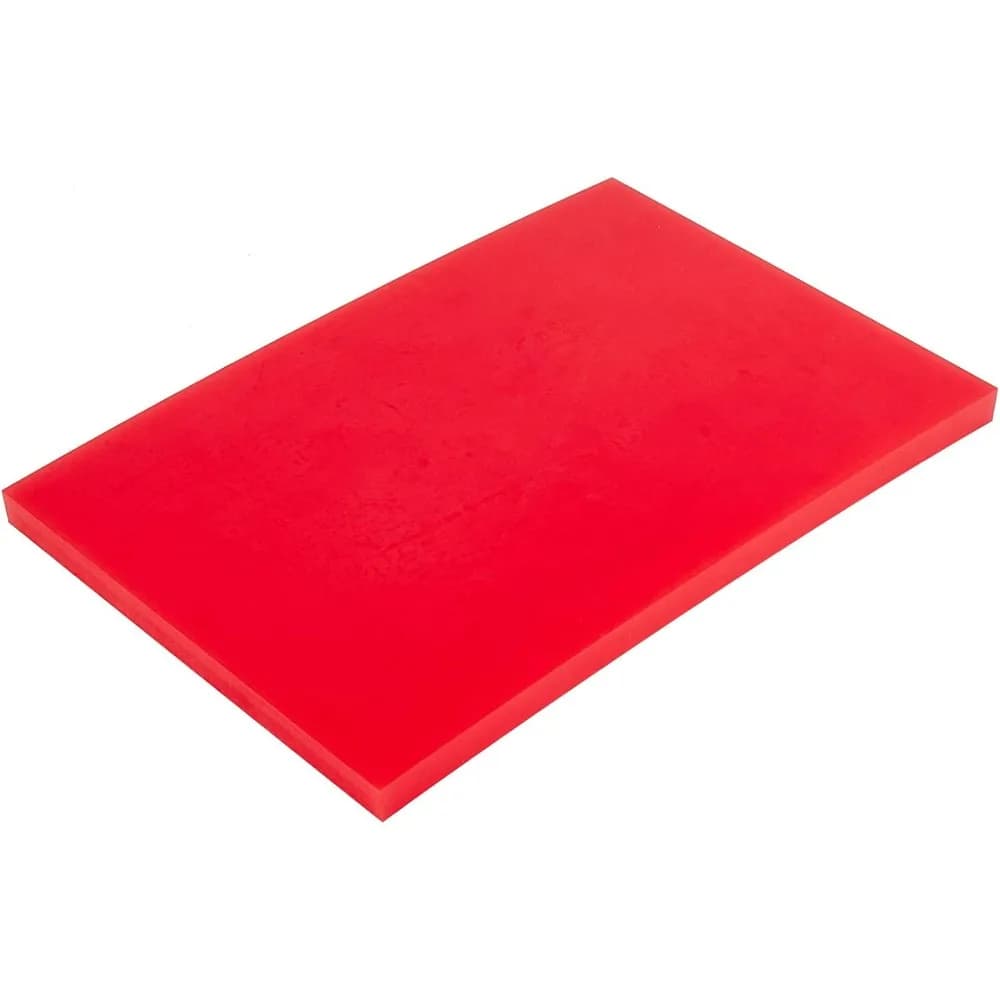 Leather Rubber Board 3.9"x 5.9" Plastic Cutting Board Stamping Mat Hammer Pad Leather Mat Mute Rubber Pad Punch Stamping Tool