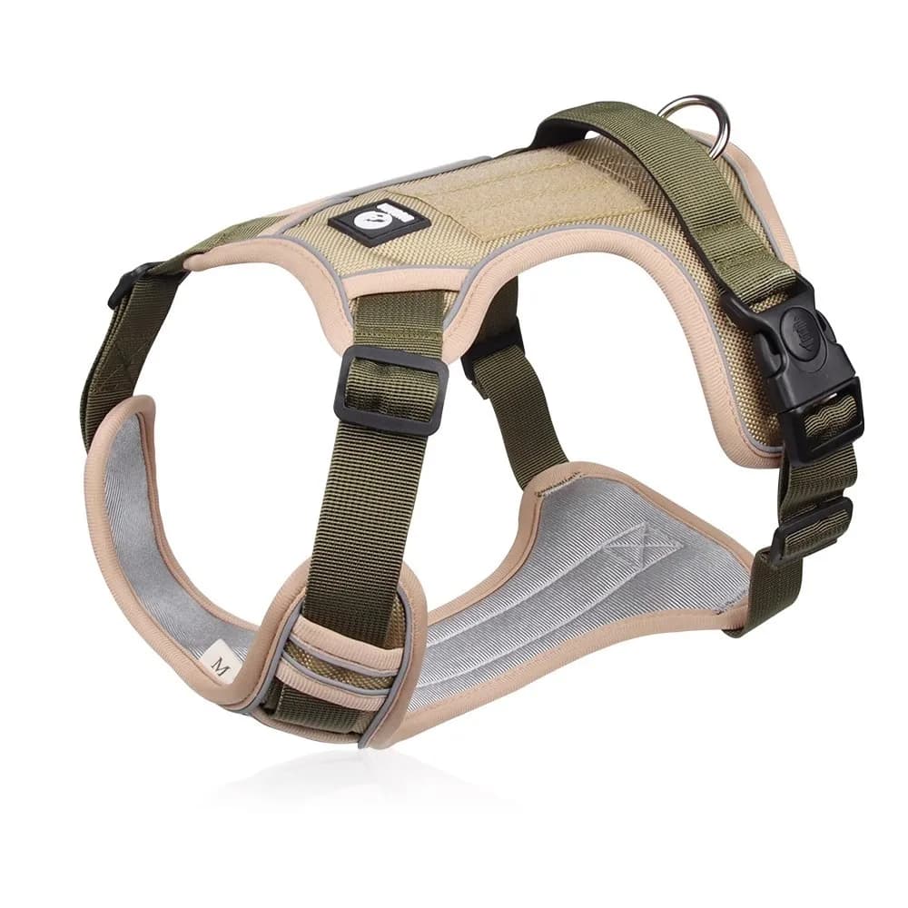 Heavy Duty Dog Harness Large Breed No Pull Reflective Adjustable Pet Vest Anti-Bite Outdoor Walking Training Chest Strap