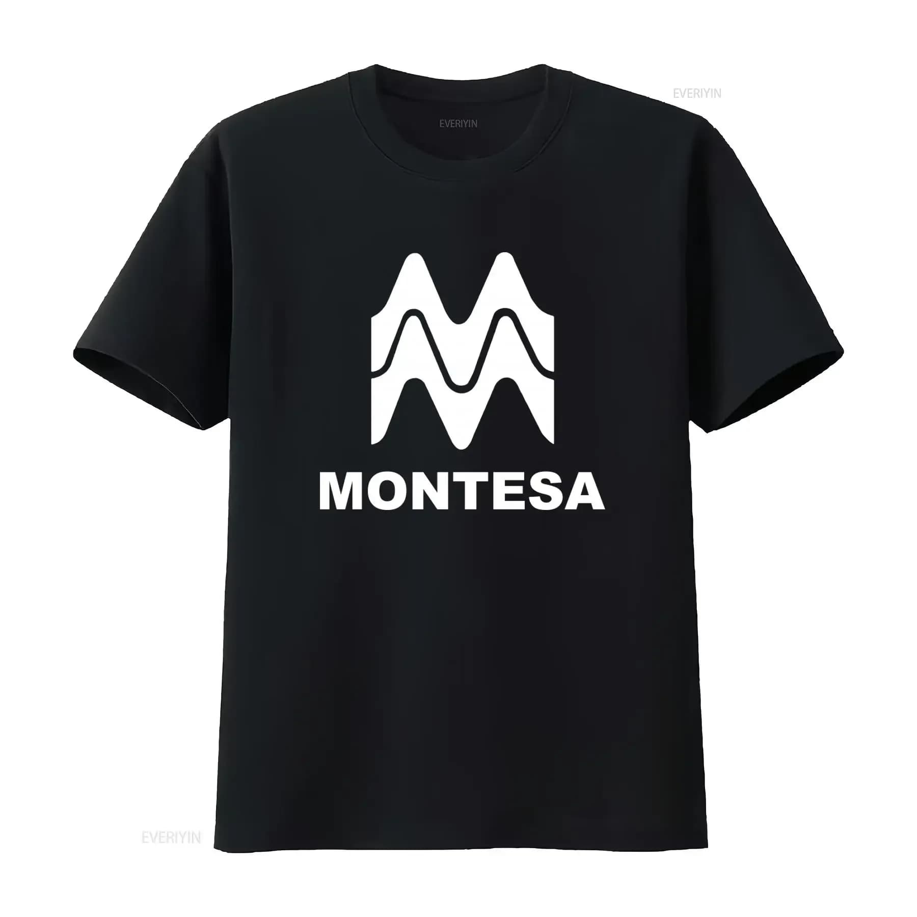 T-shirt Montesa Vintage Motocross in morbido cotone, lavaggio vintage, per l'uso quotidiano, abbigliamento di design, grafica, comoda