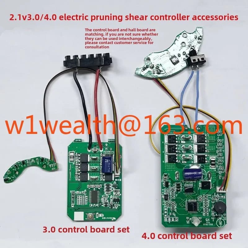 Suitable for electric pruning shears with lithium battery 21V 3.0/4 Hall card control board accessories Dynamic pruning shears parts