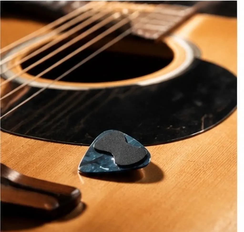 20Pcs Guitar Pick Grips Eva Anti-Slip Self-Adhesive Pads Prevent Slipping Guitar Supplies Eva Bass Pick Holders