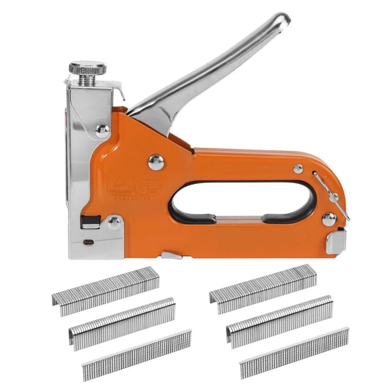 3 in 1 cucitrice pistola sparachiodi graffetta strumento per mobili resistenti per legno acciaio inossidabile metallo carpenteria strumento manuale per casa/fai da te
