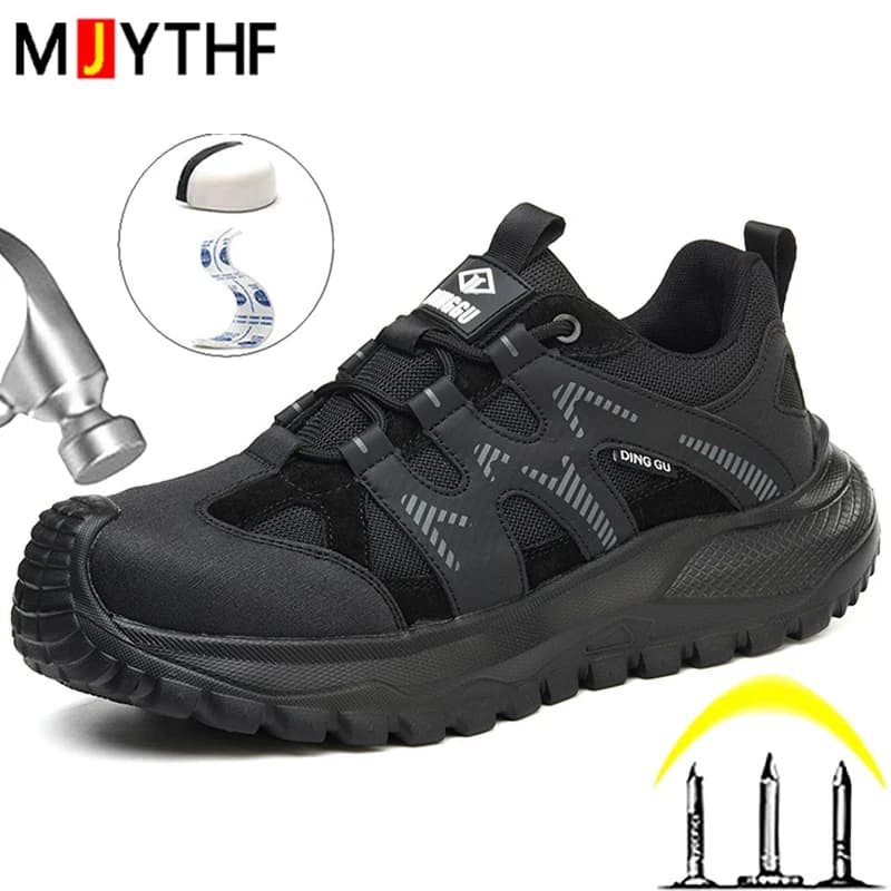 Insulation 10kv Work Safety Shoes Men Anti-Smash Anti-Puncture Work Sneakers Composite Toe Security Protection Shoes Non-slip