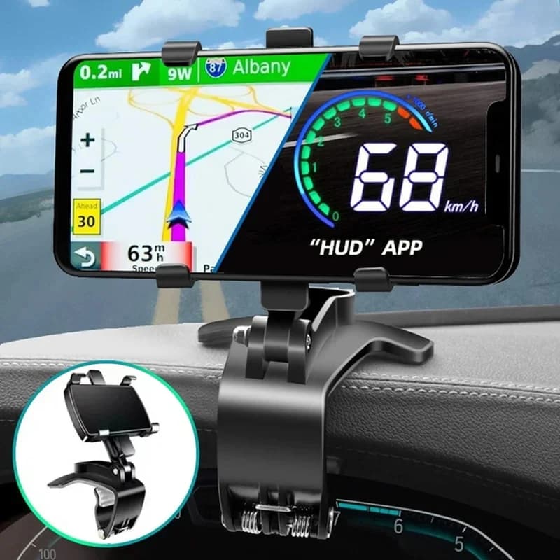 Support for phone by car support for navigation dash cam multifunctional rotating support 360 adjustable access tools in angle GPS support