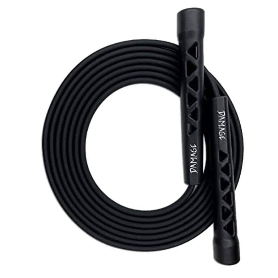 Corda per Saltare Boxer Speed Rope, Leggera in PVC, Manici Antiscivolo in PVC e Corda Anti-Groviglio con Rivestimento Opaco