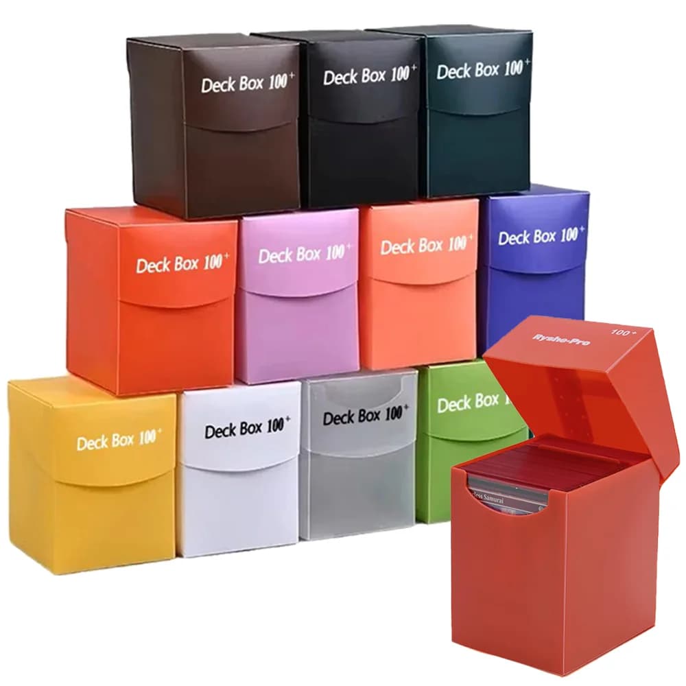 100+ Hot Collectable Card Storage Box MTG Card Holder for Sports Cards PKM PTCG Family Company Games