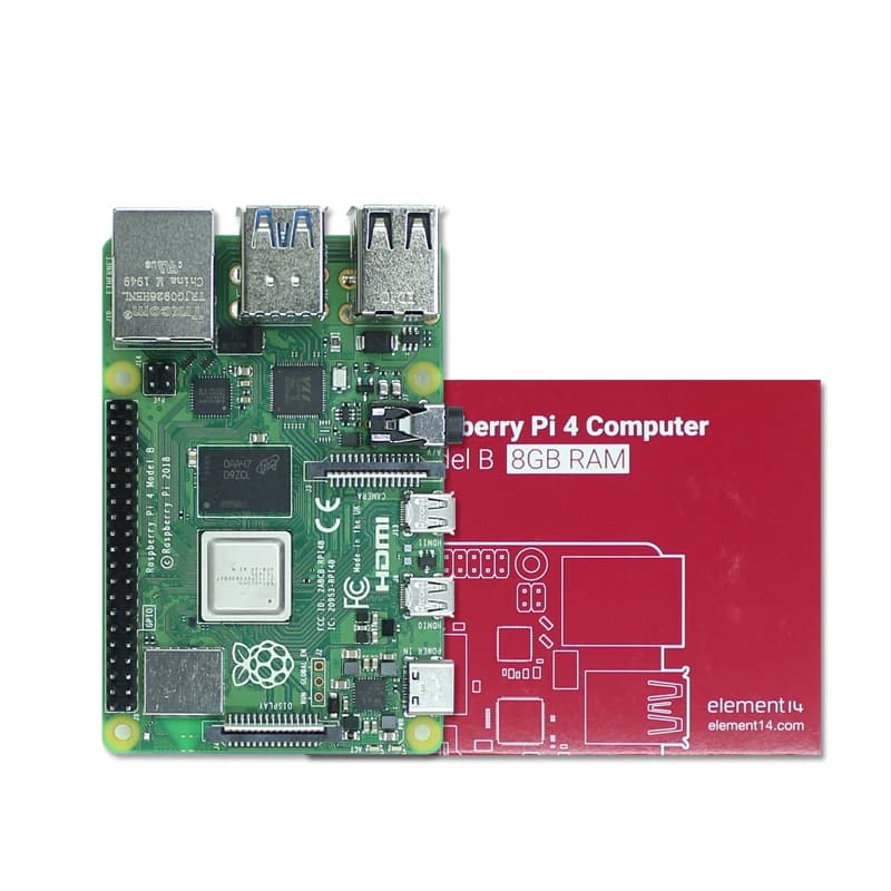 Raspberry Pi 4th generation model B RaspberryPi4 4B 8GB development card programming AI Starter Kit Python