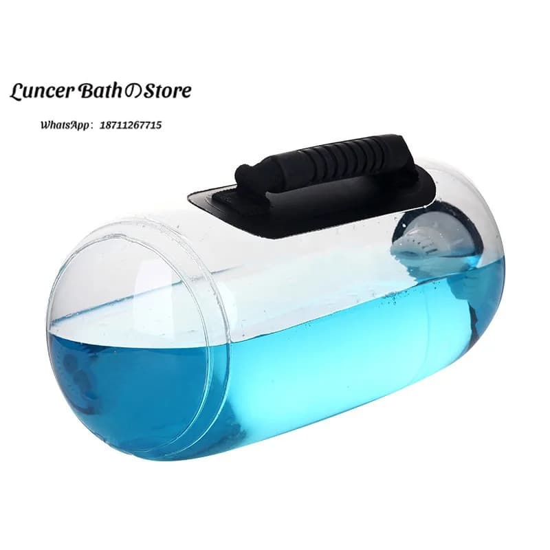 Water Power Bag Waterbell Fitness Weight Equipment Adjustable Water Weight Bag Kettlebell for Full Body Training