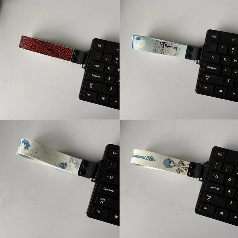 Fashionable anime keyboard tape Mechanical keyboard strap Universal keyboard strap Stars Keyboard Spins Decorative accessories