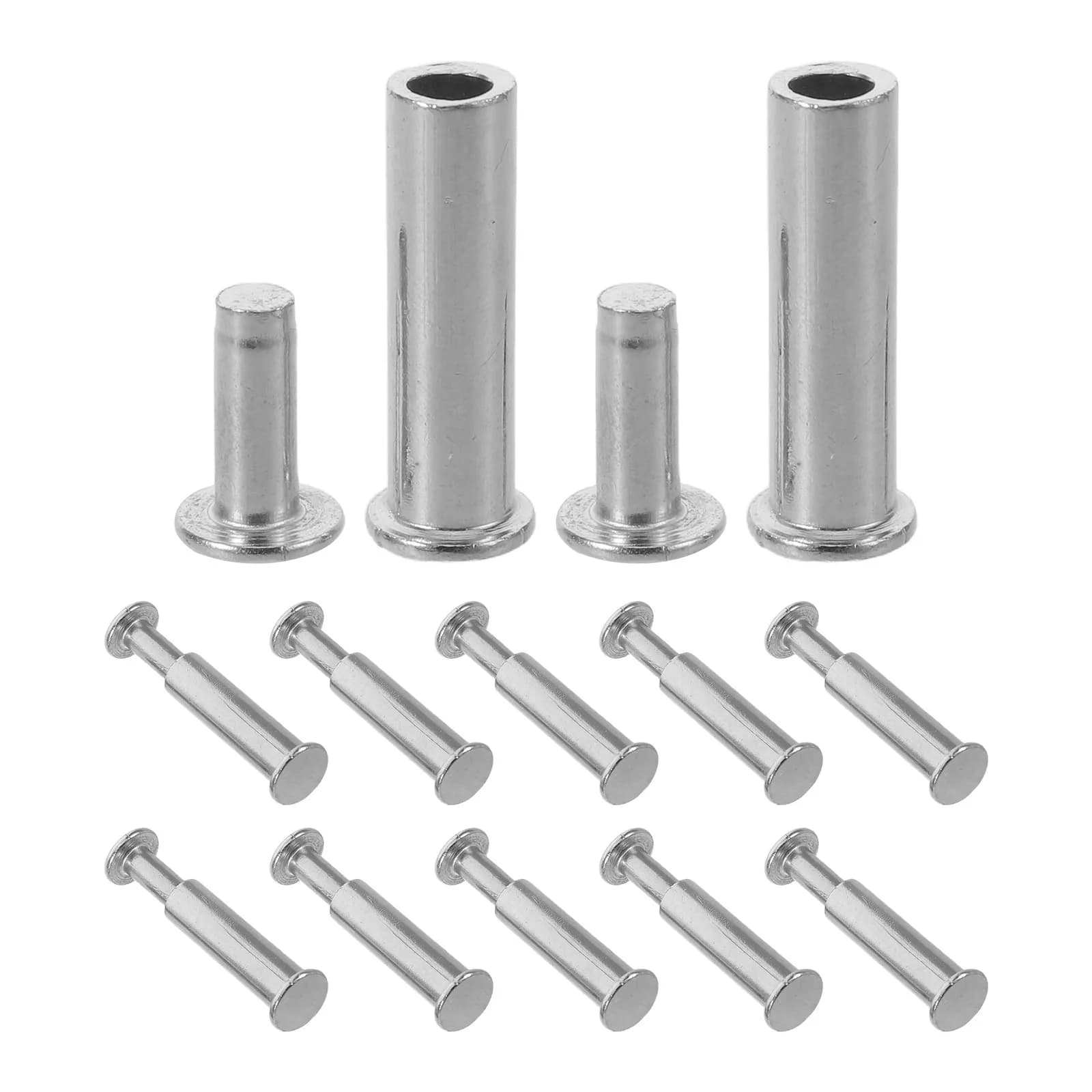 Set di 12 Rivetti per Manici di Coltelli da Cucina, Perni in Acciaio Inox per Riparazione e Sostituzione Fai-da-Te