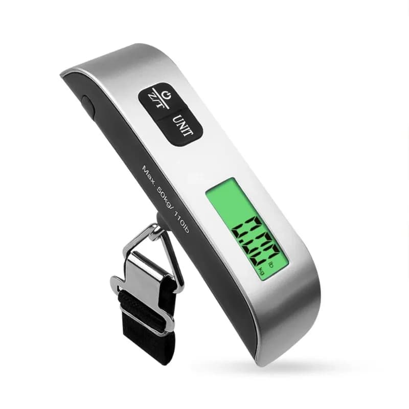 50kg Hanging Baggage Digital Luggage Scale LCD Display Portable Suitcase Weighing Scale Travel Luggage Weight Scale