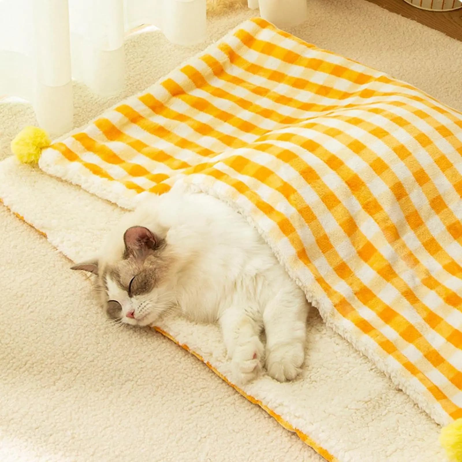 Coperta per Animali Domestici, Cuscino Multiuso Comodo per Cani, Tappetino per Gabbia