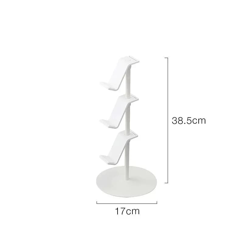Rack di stoccaggio del Controller regolabile organizzatore da tavolo con gancio per cuffie da gioco a 3/4 strati con guarnizione antiscivolo e Base stabile