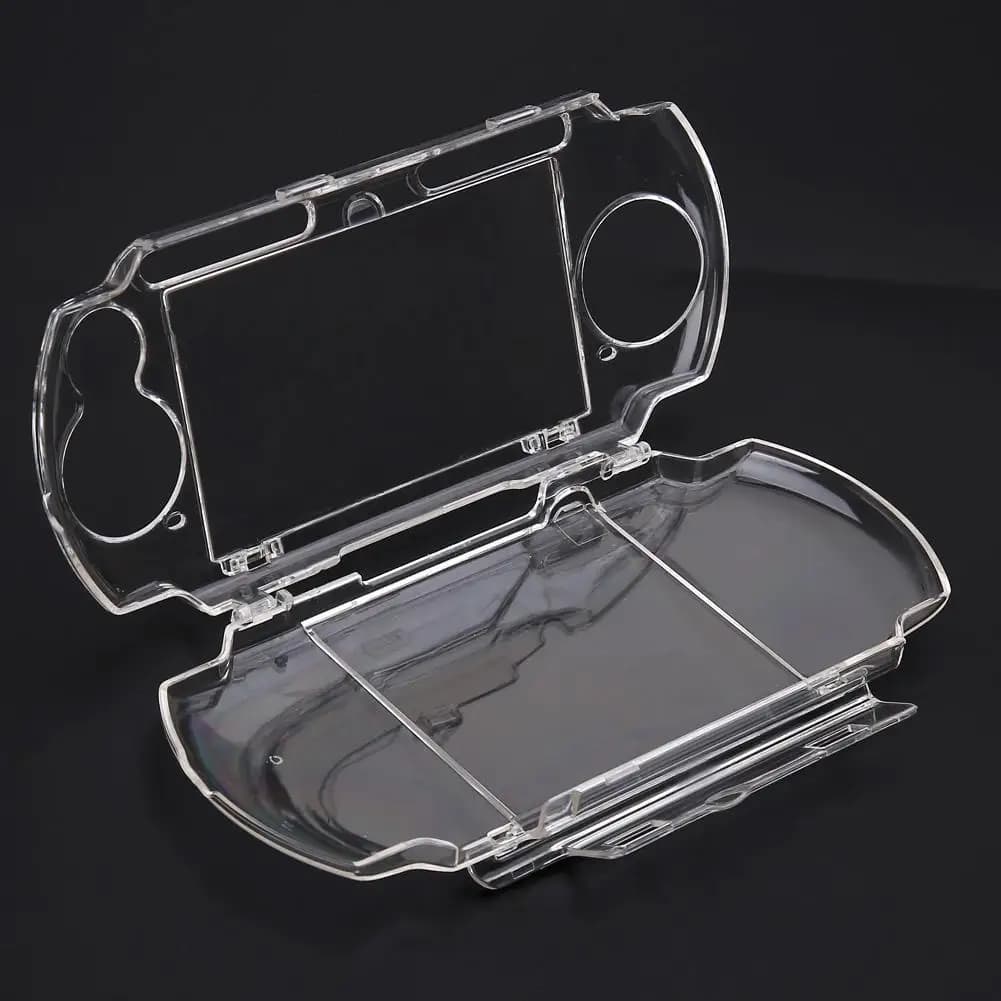 5-1PCS Custodia trasparente per PSP 2000 3000 Custodia rigida per trasporto Custodia protettiva in cristallo a scatto Stampi per accessori da gioco Sony PS