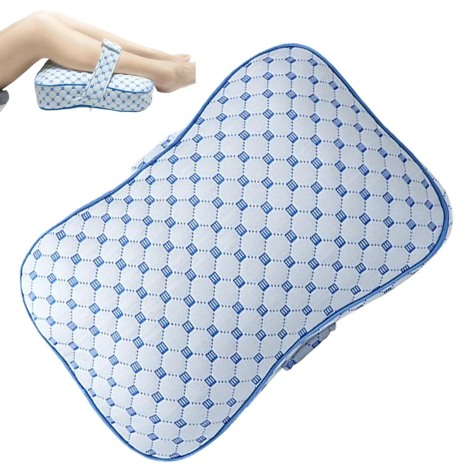 Cuscino per fianchi per dormeni laterali Supporto per dorme laterali con cinturino Ginocchia Cuscino per dormire per il recupero delle articolazioni posteriori Gravidanza lombare