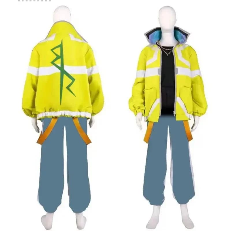 Anime David Martinez Cosplay Costume Outfits Jackets Cool Unisex Zipper Coat