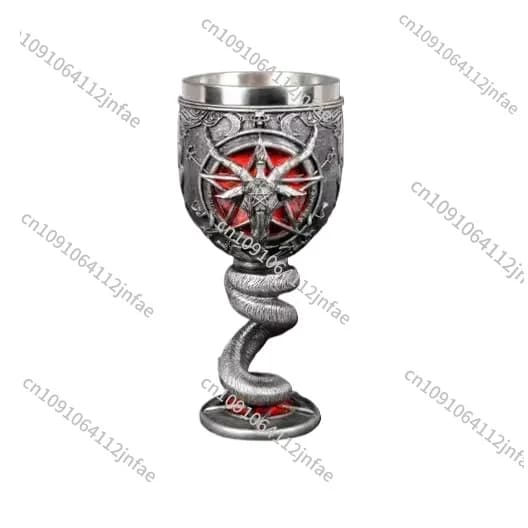 Tazza di birra del demone della testa di capra Calice di baffumetta I pezzi decorativi della tazza di baffumette sono esplosivi