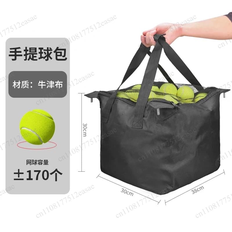 Portable tennis cart aluminum alloy storage bag cart folding ball basket