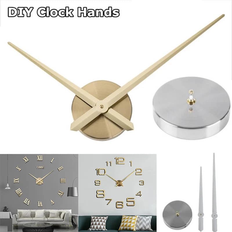 🎊 New Big Size for 3D Wall Clock Modern Home Decor Brief DIY Large Clock Needles Quartz Hour Hands Accessories Mechanism